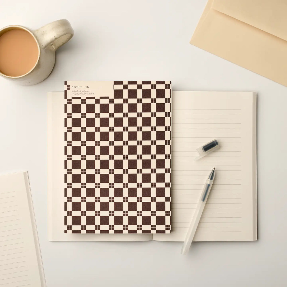A5 ruled notebook - Tile