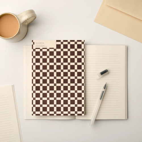 A5 ruled notebook - Tile