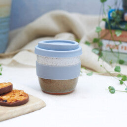 Hazy skyline Travel Flat White Cup
