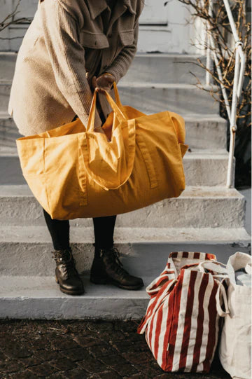 OMOM Large Organic Cotton Tote Bag – Yellow