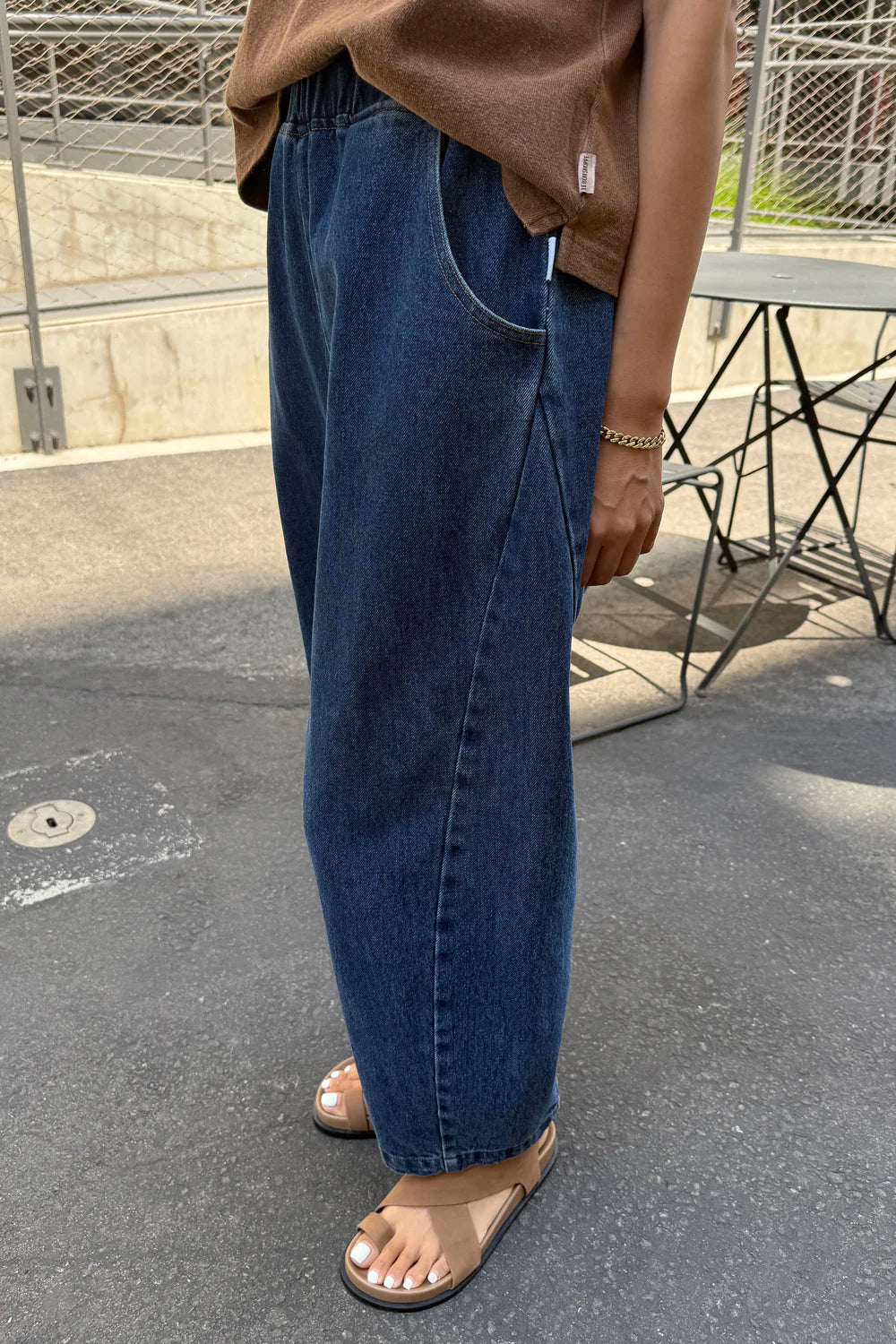 Le Bon Shoppe Arc Pants Blue Denim
