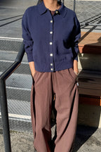 Le Bon Shoppe Club Cardigan Navy