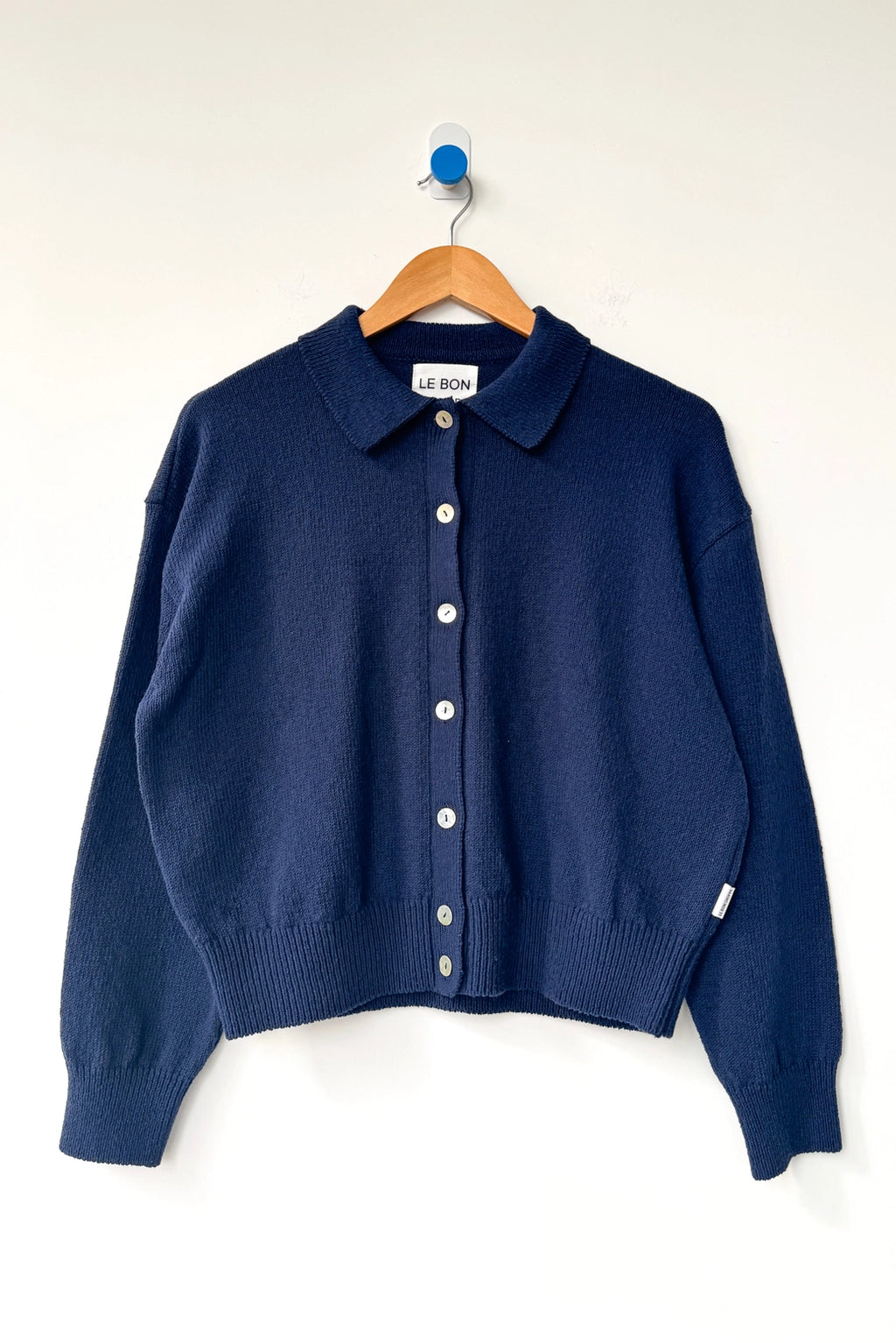 Le Bon Shoppe Club Cardigan Navy