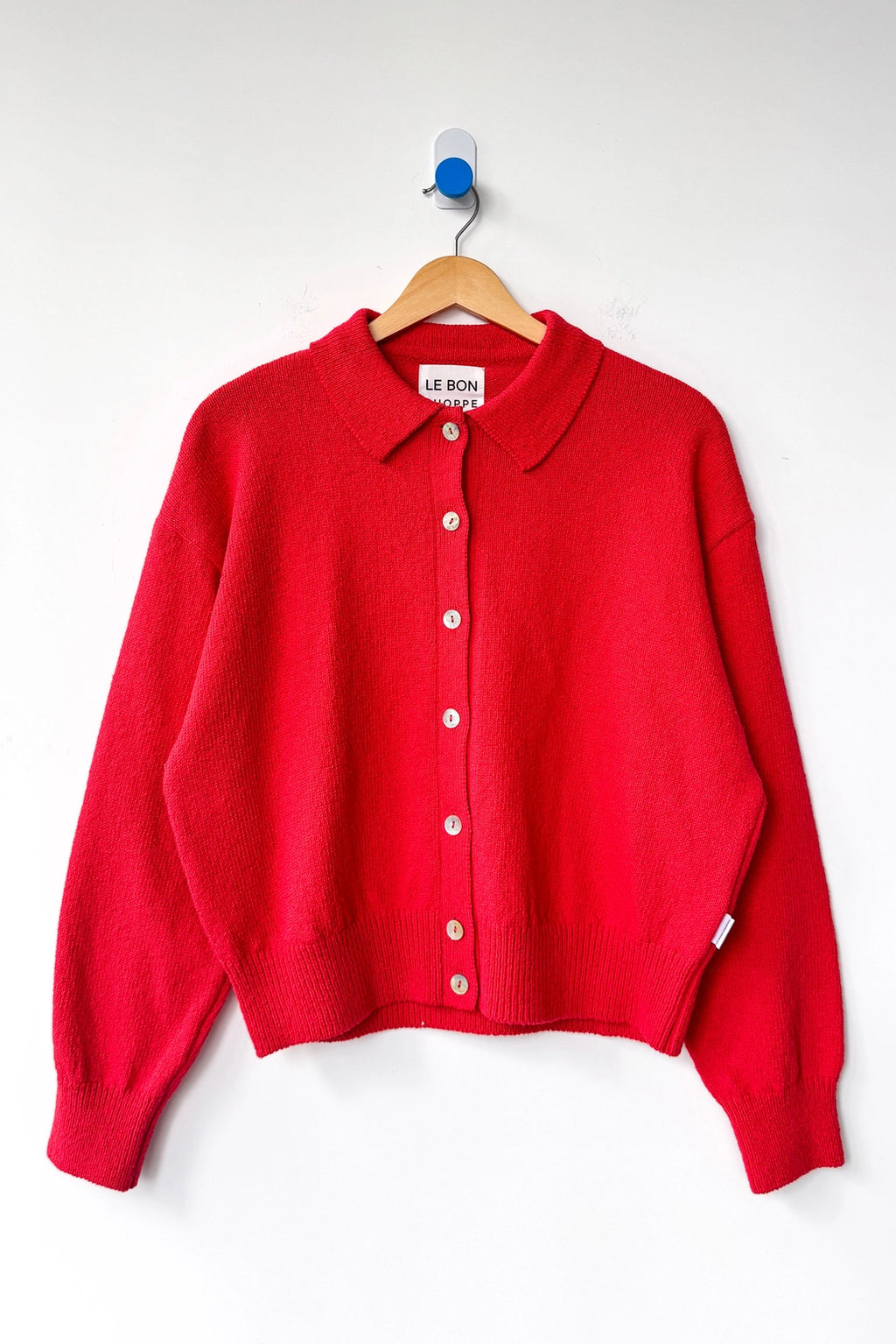 Le Bon Shoppe Club Cardigan Red